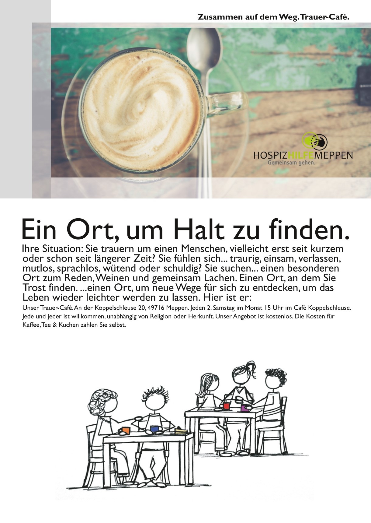 Flyer Trauer-Cafe Seite 1