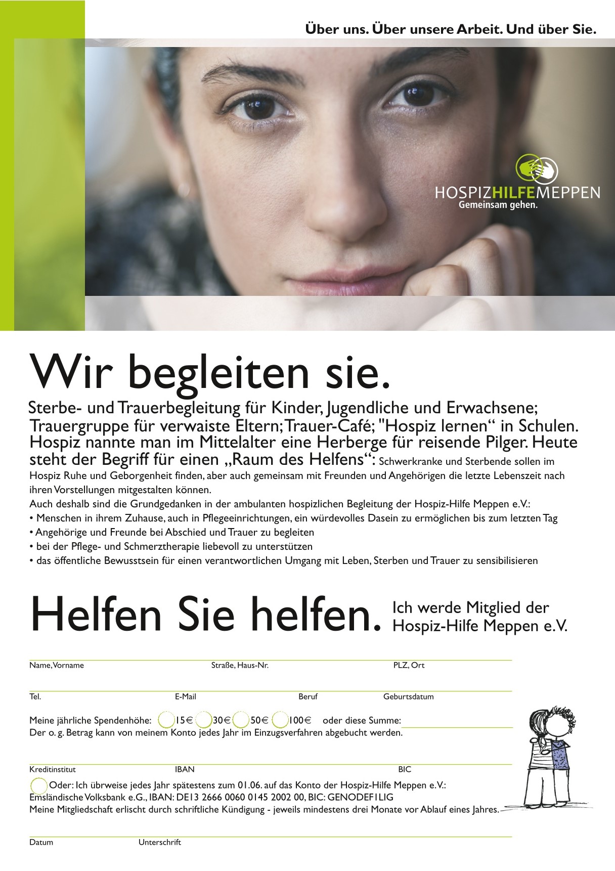 Flyer Hospiz-Hilfe Meppen Seite 1